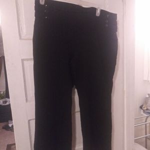 Plus size 22 womens black dress pants